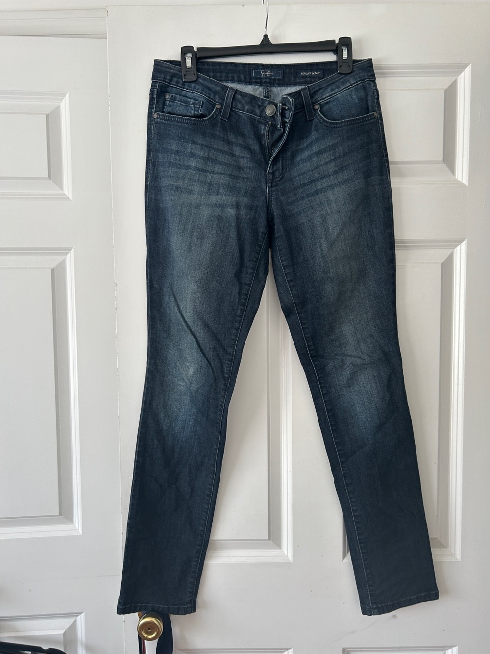 Jessica Simpson Dark Wash Straight-Leg Jeans
